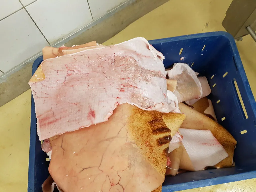 шкурка свиная мех. зачистки 10 руб/кг в Краснодаре